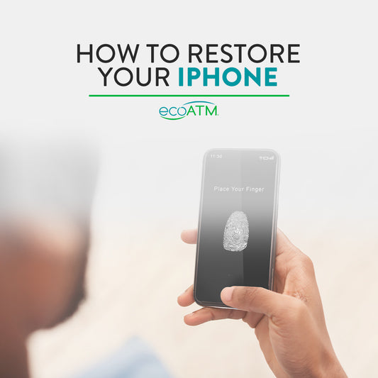 How to Restore Your iPhone